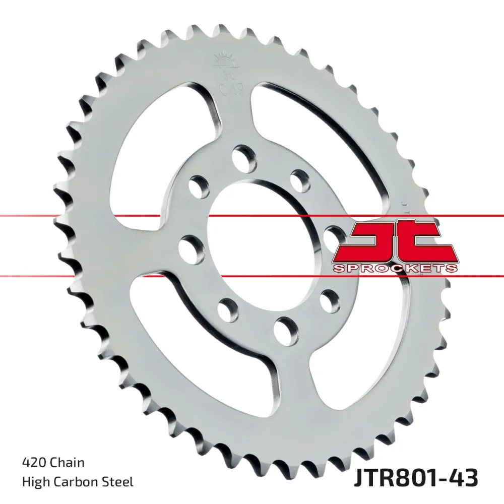 JT SPROCKETS - SPROCKET REAR 43T 420 - 12101860