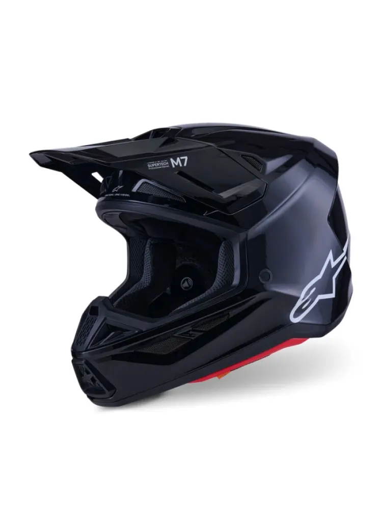 ALPINESTARS(MX) - HELMET SM7 BLACK-GLOSS