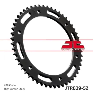 JT SPROCKETS - SPROCKET REAR 52T 428 - 12101865