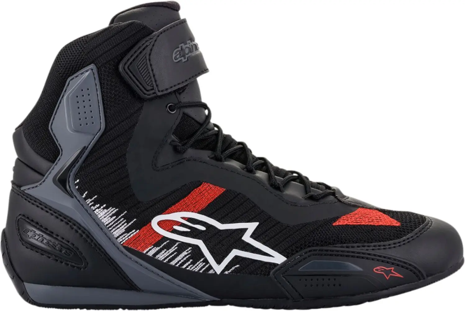 ALPINESTARS (ROAD) - SHOE FAST3-RK BLK/GY/RED 10 - 34052710