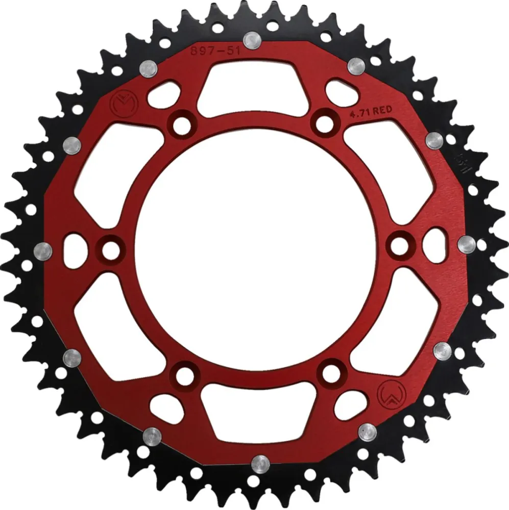 MOOSE OFFROAD HARD-PARTS - SPROCKET DUAL MSE 51 RD - 12102645