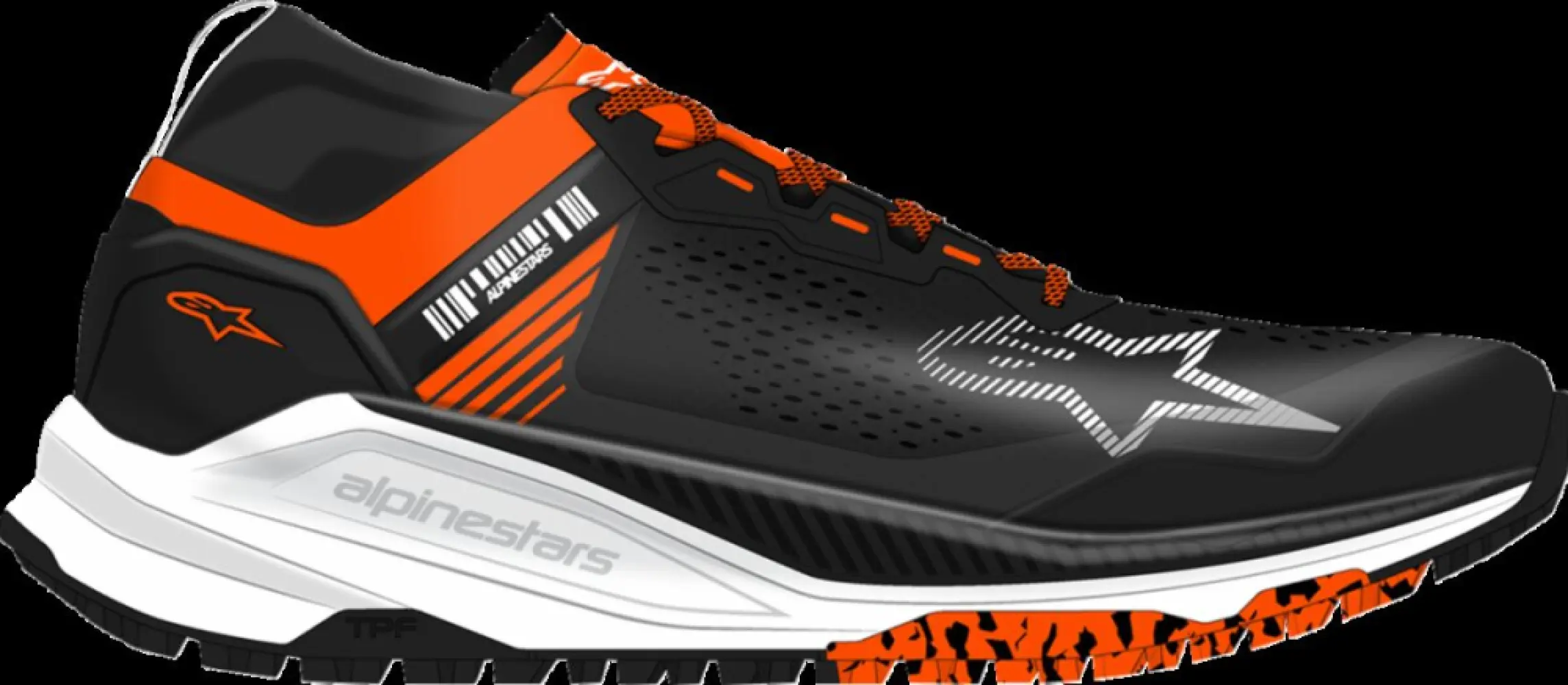 ALPINESTARS (ROAD) - SHOES META XR V2 BLK/OR/WH 115 - 34053600