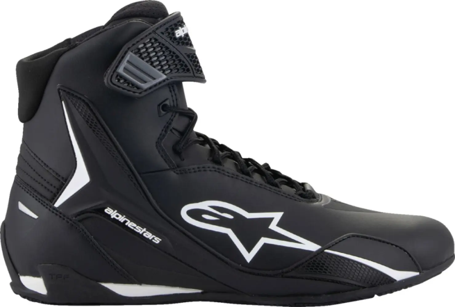 ALPINESTARS (ROAD) - SHOE FASTER V4 BLK/WHT 12.5 - 34053680