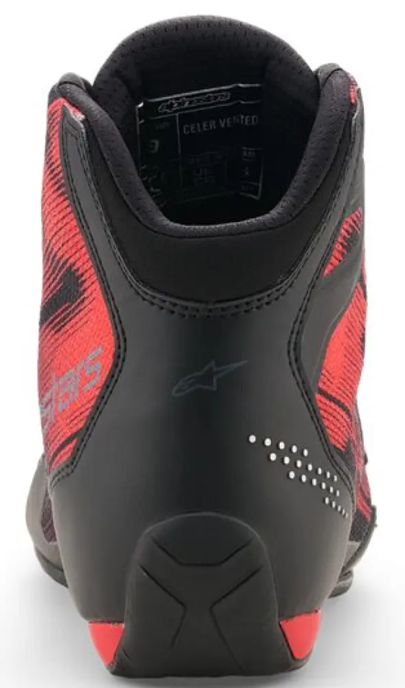 ALPINESTARS (ROAD) - SHOE CELER VENTED BLACK/RED 7. - 34054002