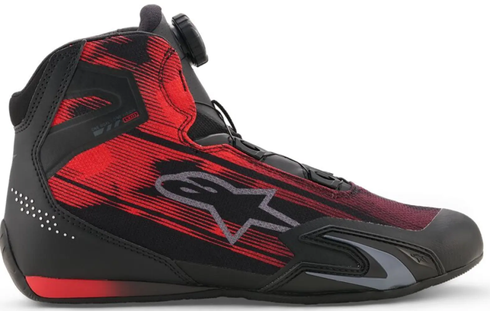 ALPINESTARS (ROAD) - SHOE CELER VENTED BLACK/RED 10 - 34054007