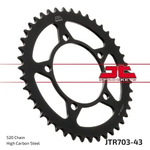 JT SPROCKETS - SPROCKET REAR 43T 520 - 12102797