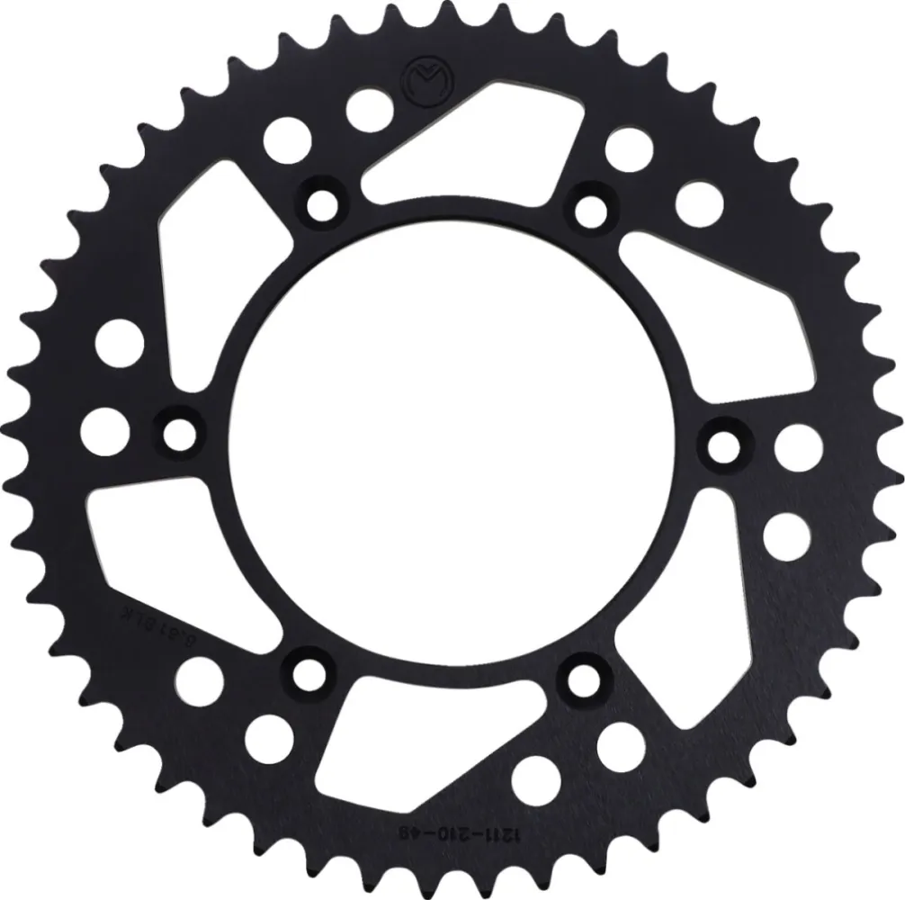 MOOSE OFFROAD HARD-PARTS - SPROCKET ALU MSE HON 49T BLK - 12111416