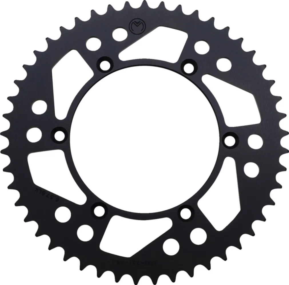 MOOSE OFFROAD HARD-PARTS - SPROCKET ALU MSE YAM 49T BLK - 12111489