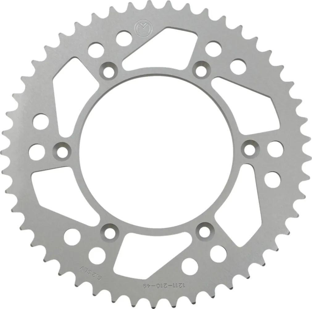MOOSE OFFROAD HARD-PARTS - SPROCKET ALU MSE HON 49T SILV - 12111514