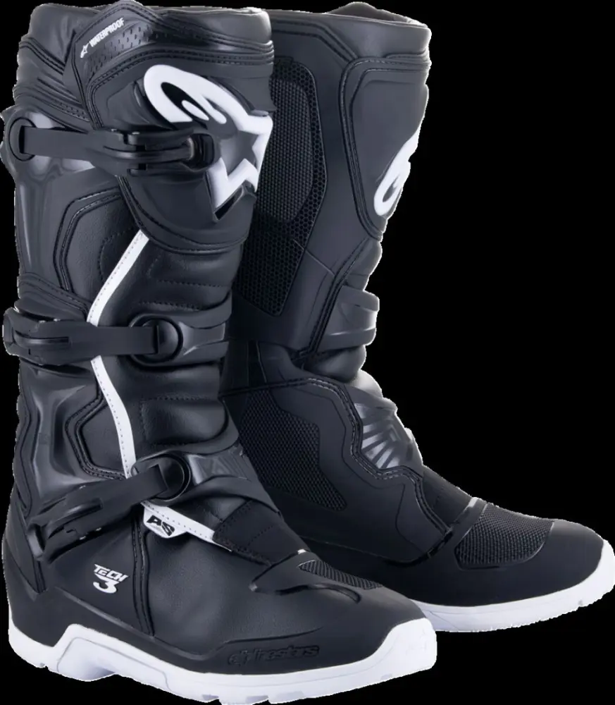 ALPINESTARS(MX) - BOOT T3 END WP BLK/WHT 7 - 34103057