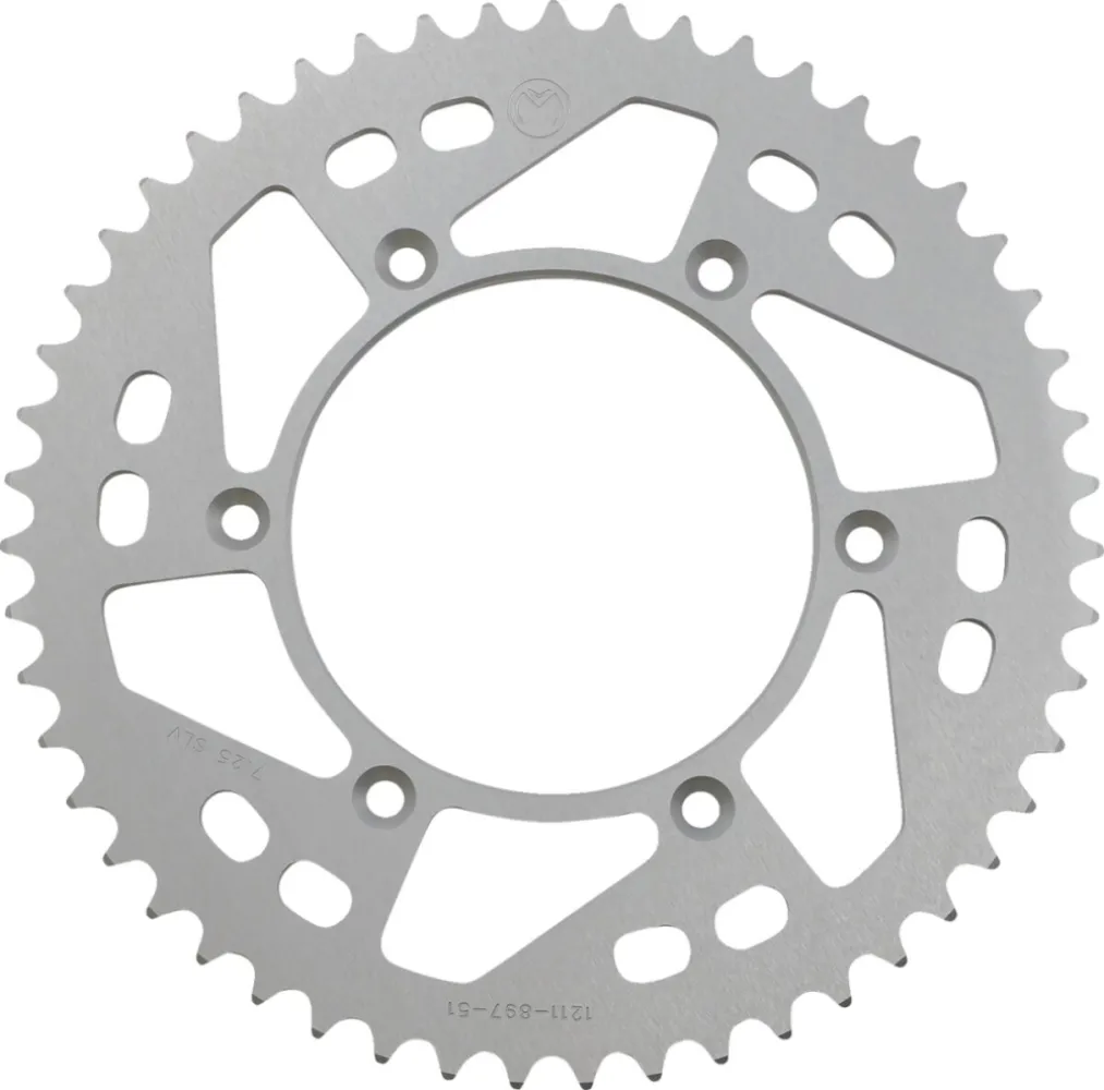 MOOSE OFFROAD HARD-PARTS - SPROCKET ALU MSE KTM 51T SILV - 12111555