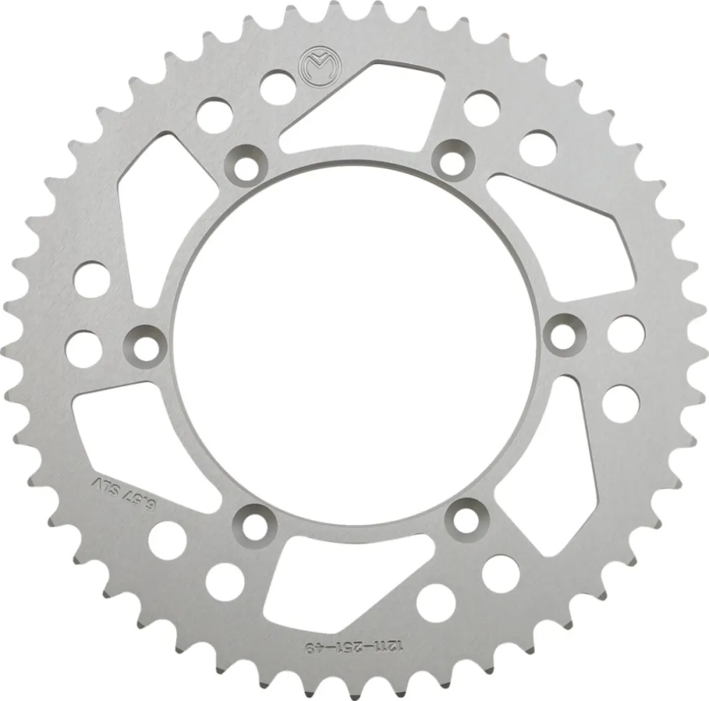 MOOSE OFFROAD HARD-PARTS - SPROCKET ALU MSE YAM 49T SILV - 12111587