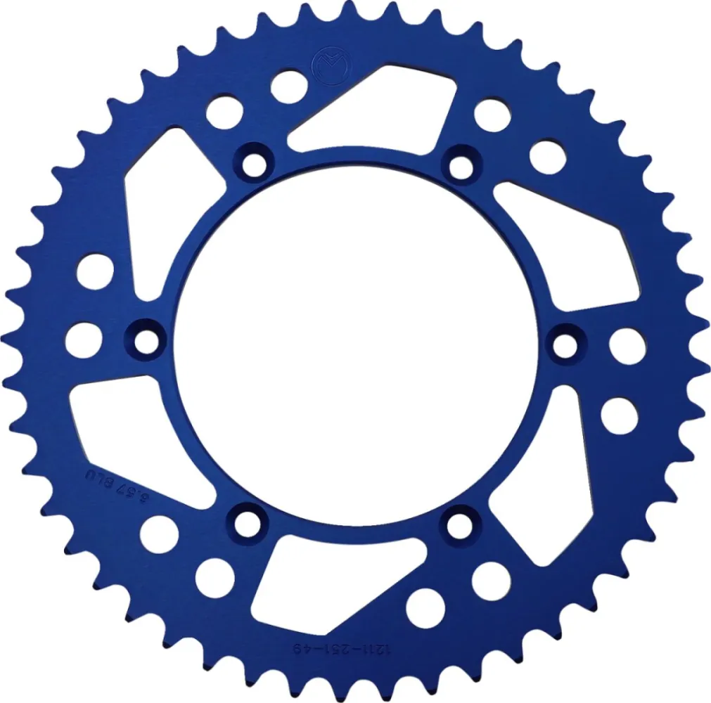 MOOSE OFFROAD HARD-PARTS - SPROCKET ALU MSE YAM 49T BLUE - 12111619