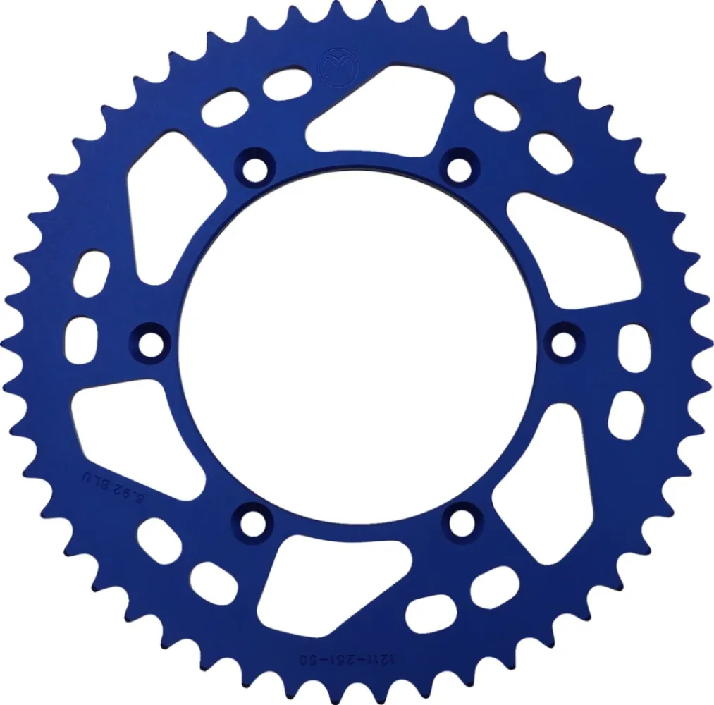 MOOSE OFFROAD HARD-PARTS - SPROCKET ALU MSE YAM 50T BLUE - 12111620