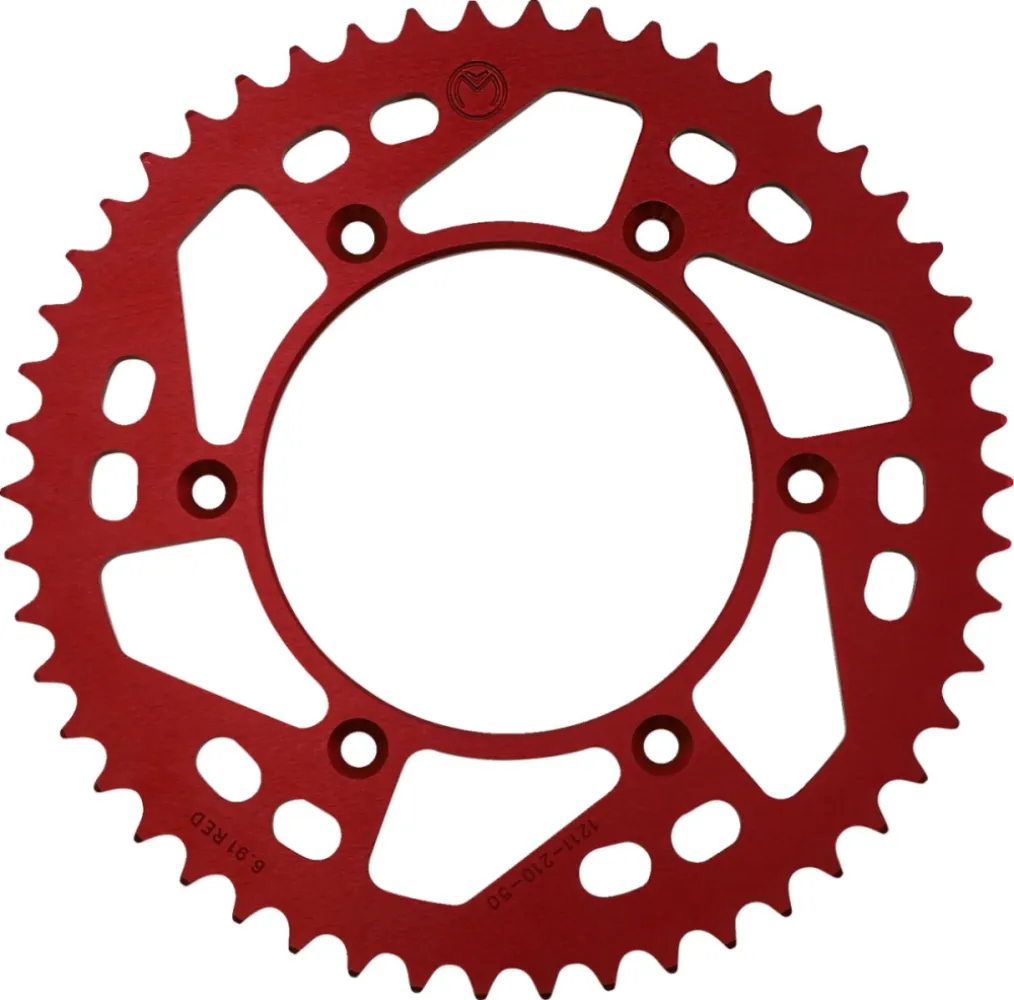 MOOSE OFFROAD HARD-PARTS - SPROCKET ALU MSE HON 50T RED - 12111635