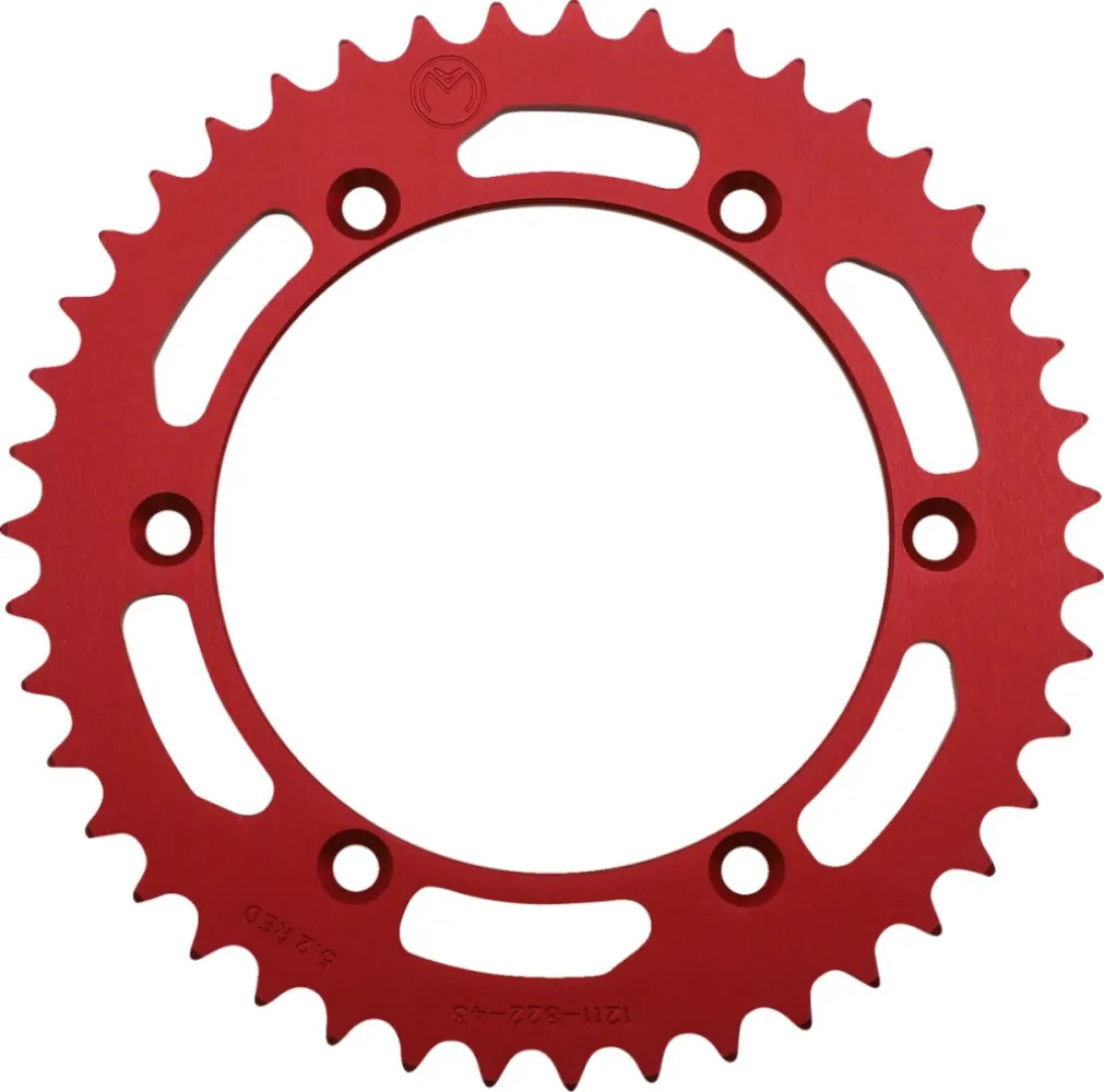 MOOSE OFFROAD HARD-PARTS - SPROCKET ALU GAS 43T RED - 12111645