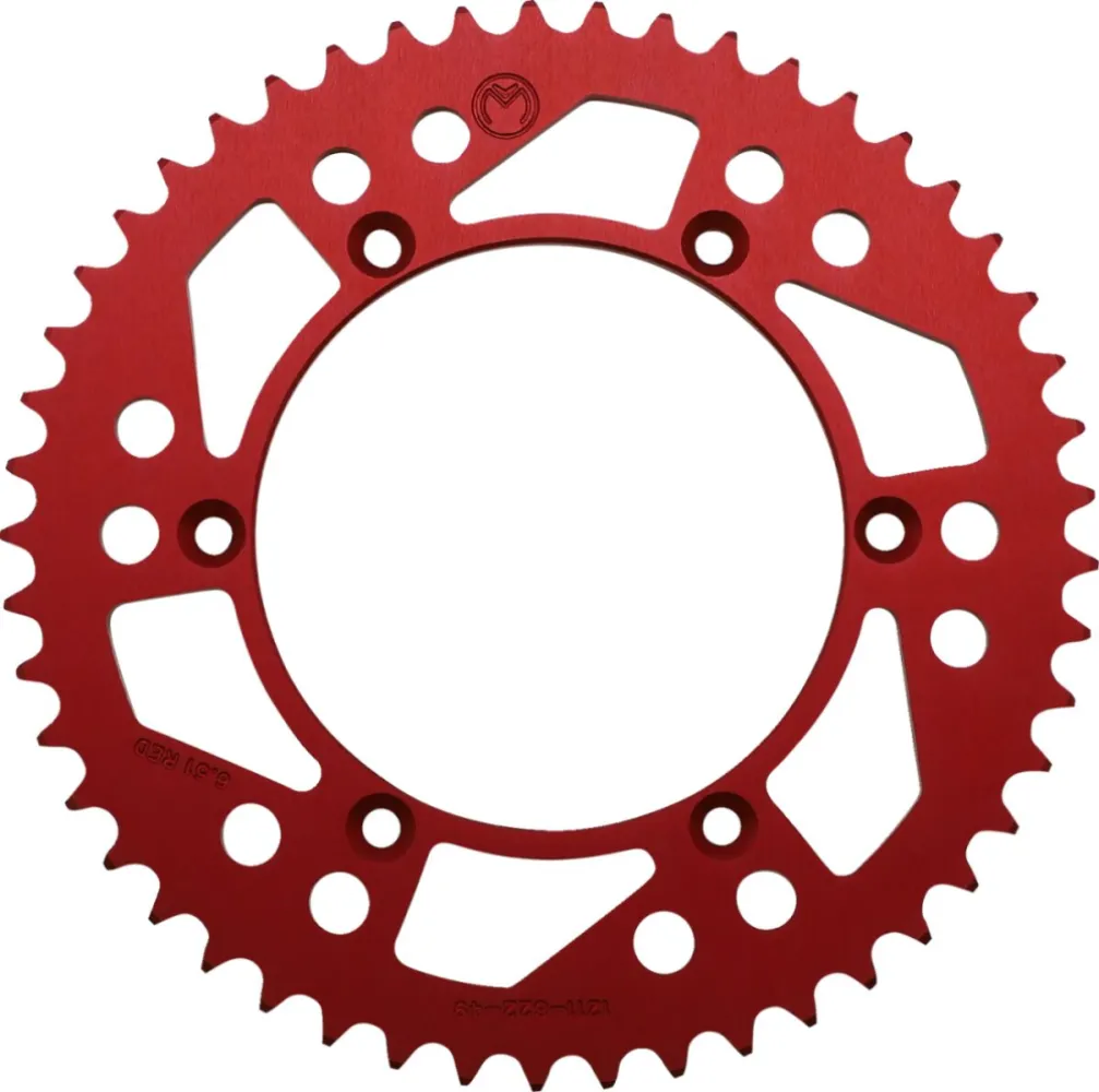MOOSE OFFROAD HARD-PARTS - SPROCKET ALU MSE HUSQ 49T RED - 12111651