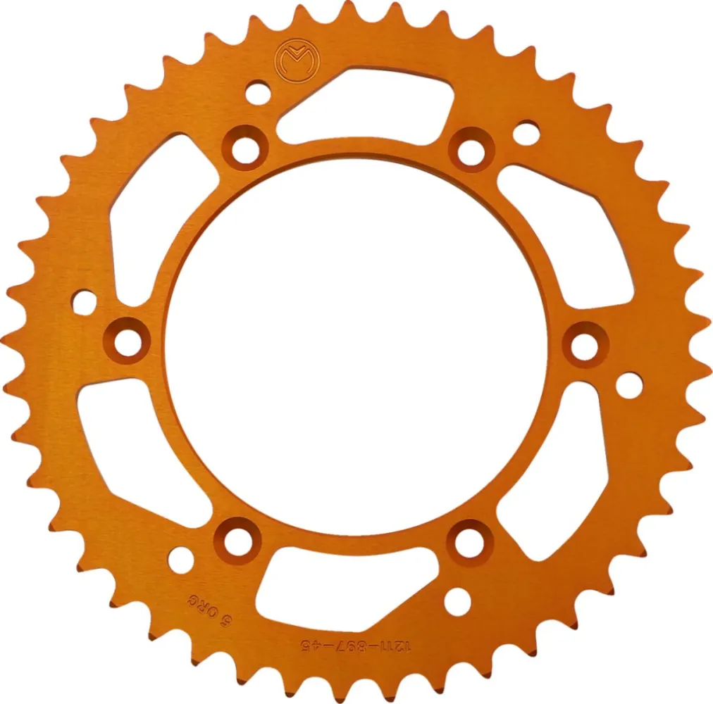 MOOSE OFFROAD HARD-PARTS - SPROCKET ALU MSE KTM 45T ORNG - 12111657