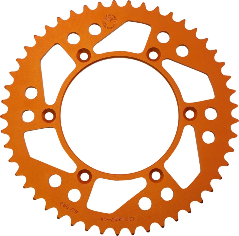 MOOSE OFFROAD HARD-PARTS - SPROCKET ALU MSE KTM 49T ORNG - 12111661