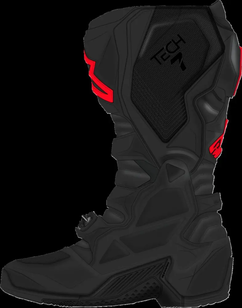 ALPINESTARS(MX) - BOOT TECH 7 BLACK/RED FLUO 8 - 34103287