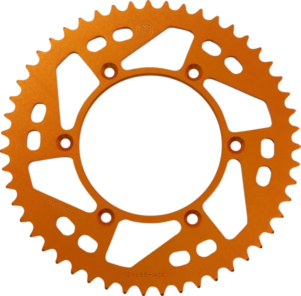 MOOSE OFFROAD HARD-PARTS - SPROCKET ALU MSE KTM 51T ORNG - 12111663