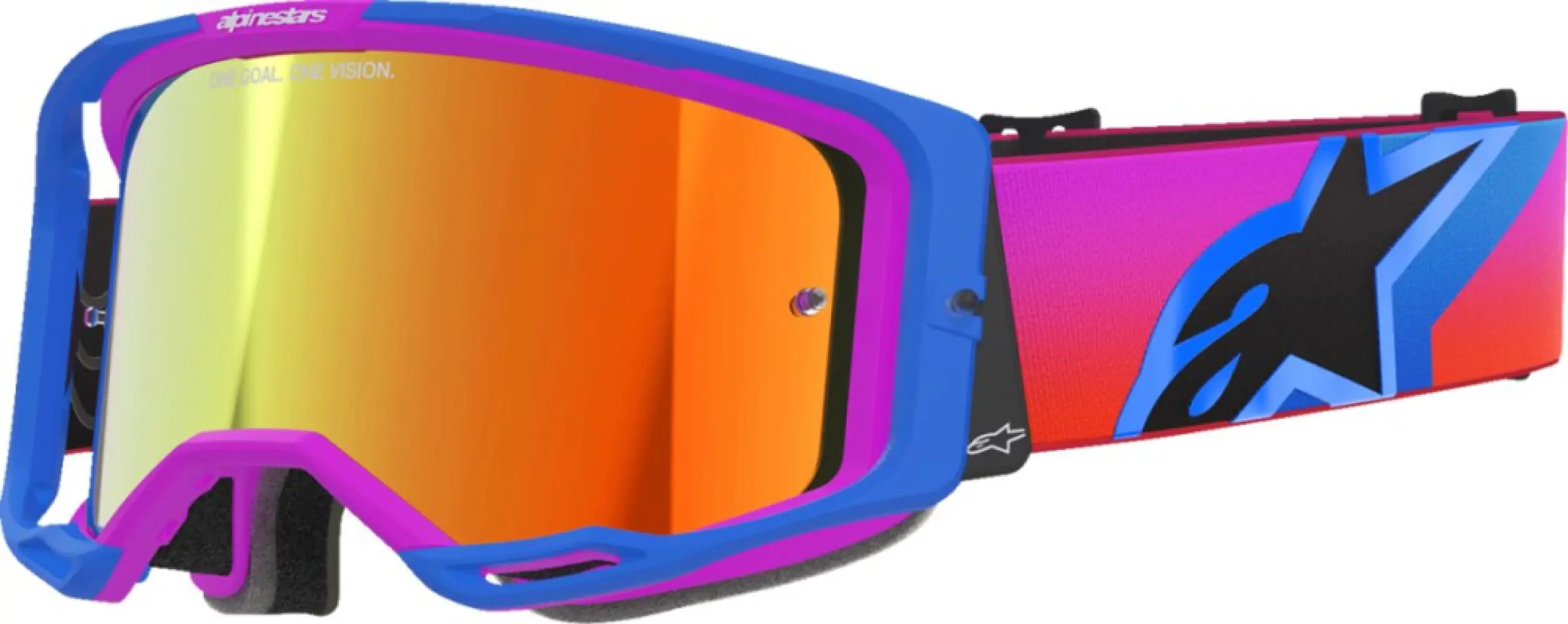 ALPINESTARS GOGGLES - GOGGLE VISION 8 CORP BLUE/PURP - 26013952