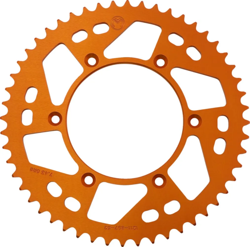MOOSE OFFROAD HARD-PARTS - SPROCKET ALU MSE KTM 52T ORNG - 12111664