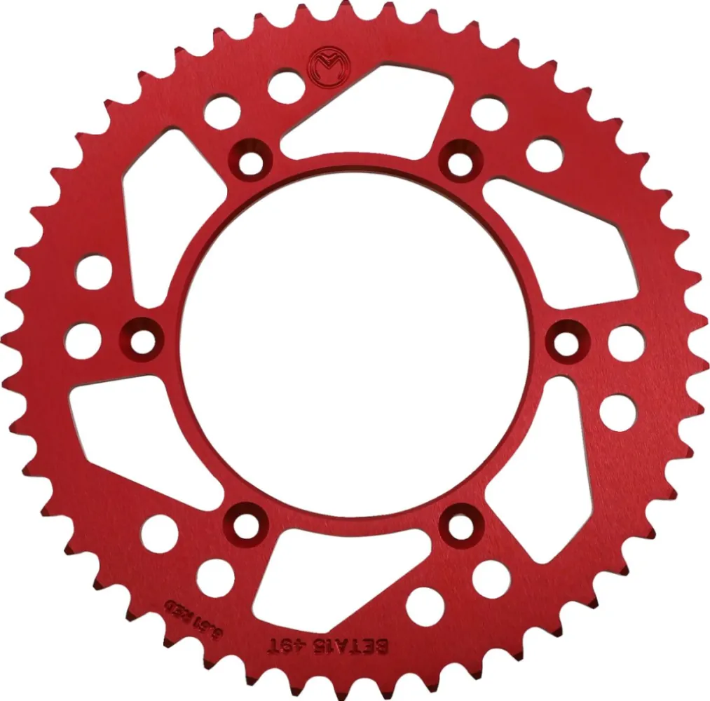 MOOSE OFFROAD HARD-PARTS - SPROCKET ALU MSE BETA 49T RED - 12111866