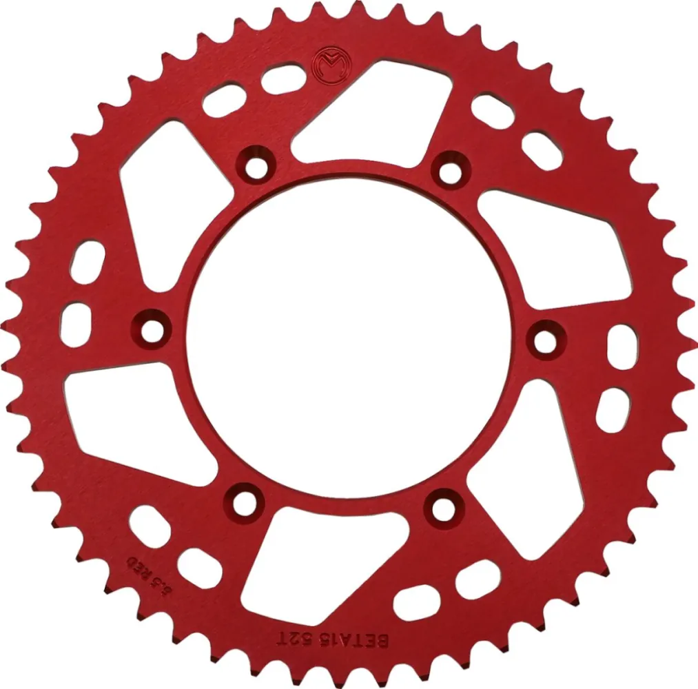 MOOSE OFFROAD HARD-PARTS - SPROCKET ALU MSE BETA 52T RED - 12111869