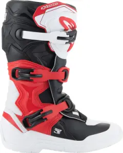 ALPINESTARS(MX) - BOOT TECH3S YTH WT/BK/R 8 - 34110675