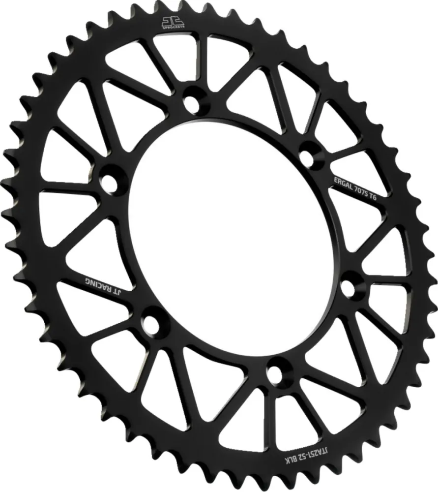 JT SPROCKETS - SPROCKET RL 52T YAM BLK - 12112651