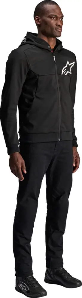 ALPINESTARS (ROAD) - JACKET/HOODIE CHROME V2 BLK/WH - 28207091