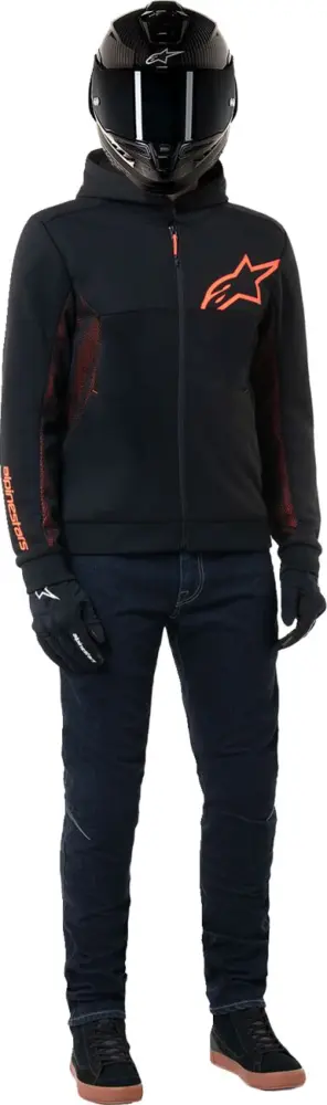 ALPINESTARS (ROAD) - JACKET/HOODIE CHROME AIR BLK/R - 28207098