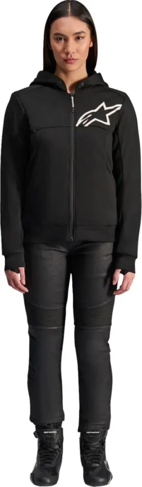 ALPINESTARS (ROAD) - JACKET/HOODIE 4W CHROME V2 BLK - 28221698