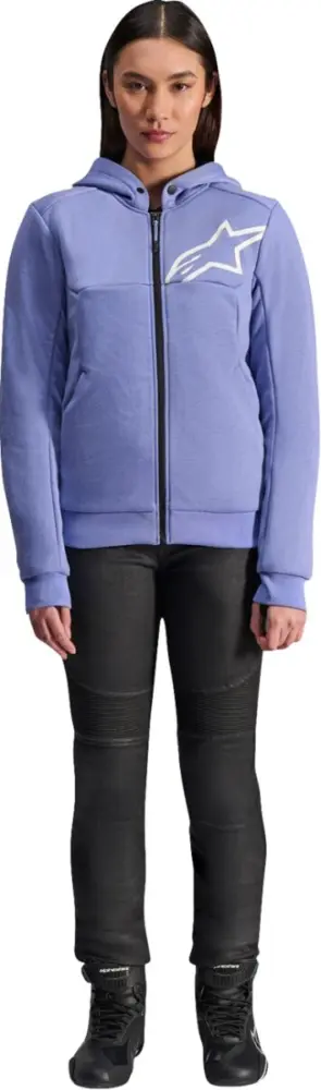 ALPINESTARS (ROAD) - JACKET/HOODIE 4W CHROME V2 BLU - 28221703