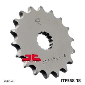 JT SPROCKETS - SPROCKET FRONT 18T 428 - 12120807