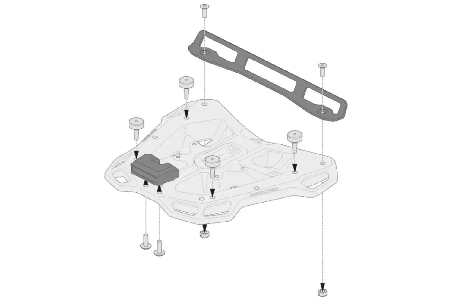 SW-MOTECH - ADPT KIT ADVENTURE-RACK - 15100908