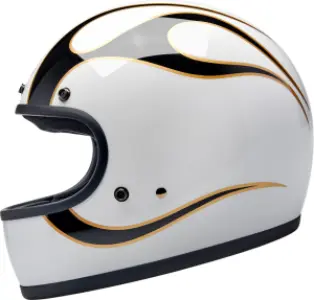 BILTWELL - HELMET GRINGO GLOSS WHITE/BLAC - 010116333