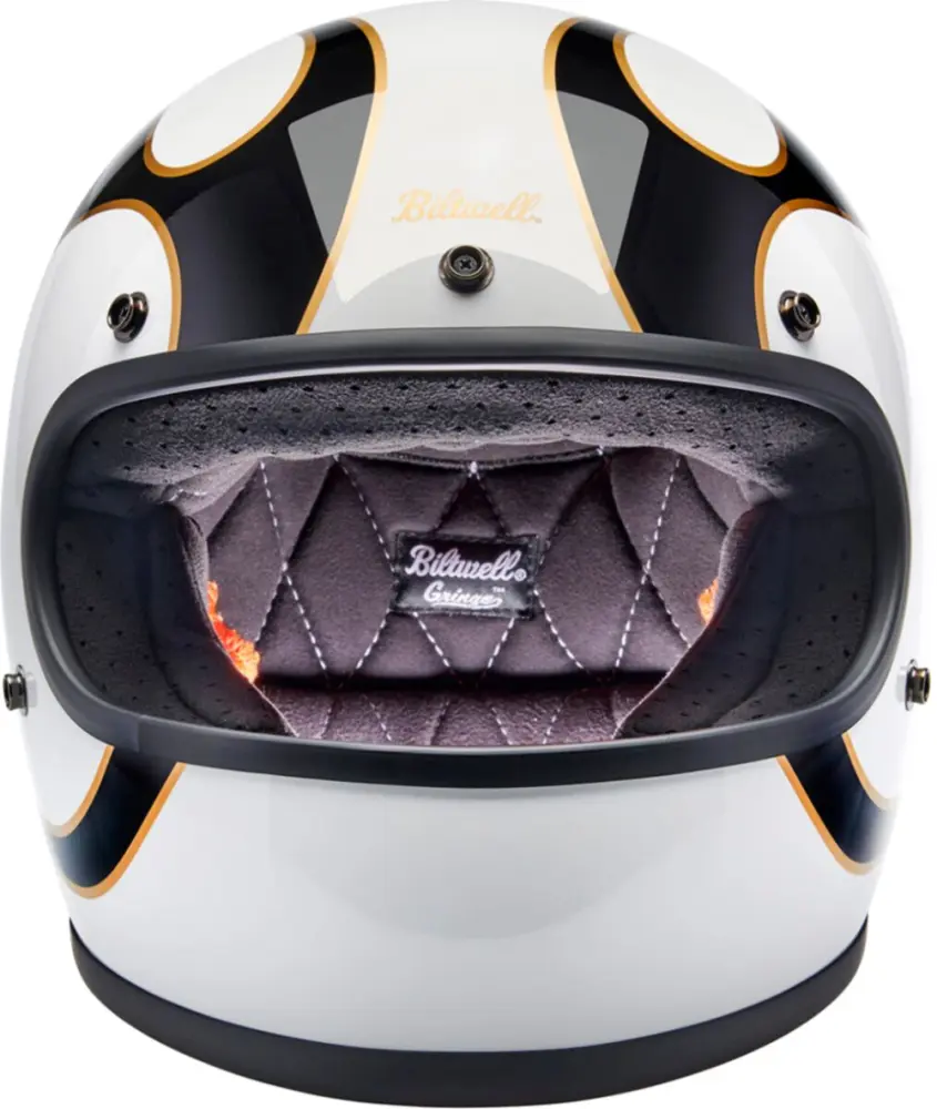 BILTWELL - HELMET GRINGO GLOSS WHITE/BLAC - 010116334