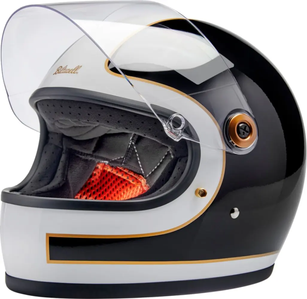 BILTWELL - HELMET GRINGO S WH/BLK XS - 010116609