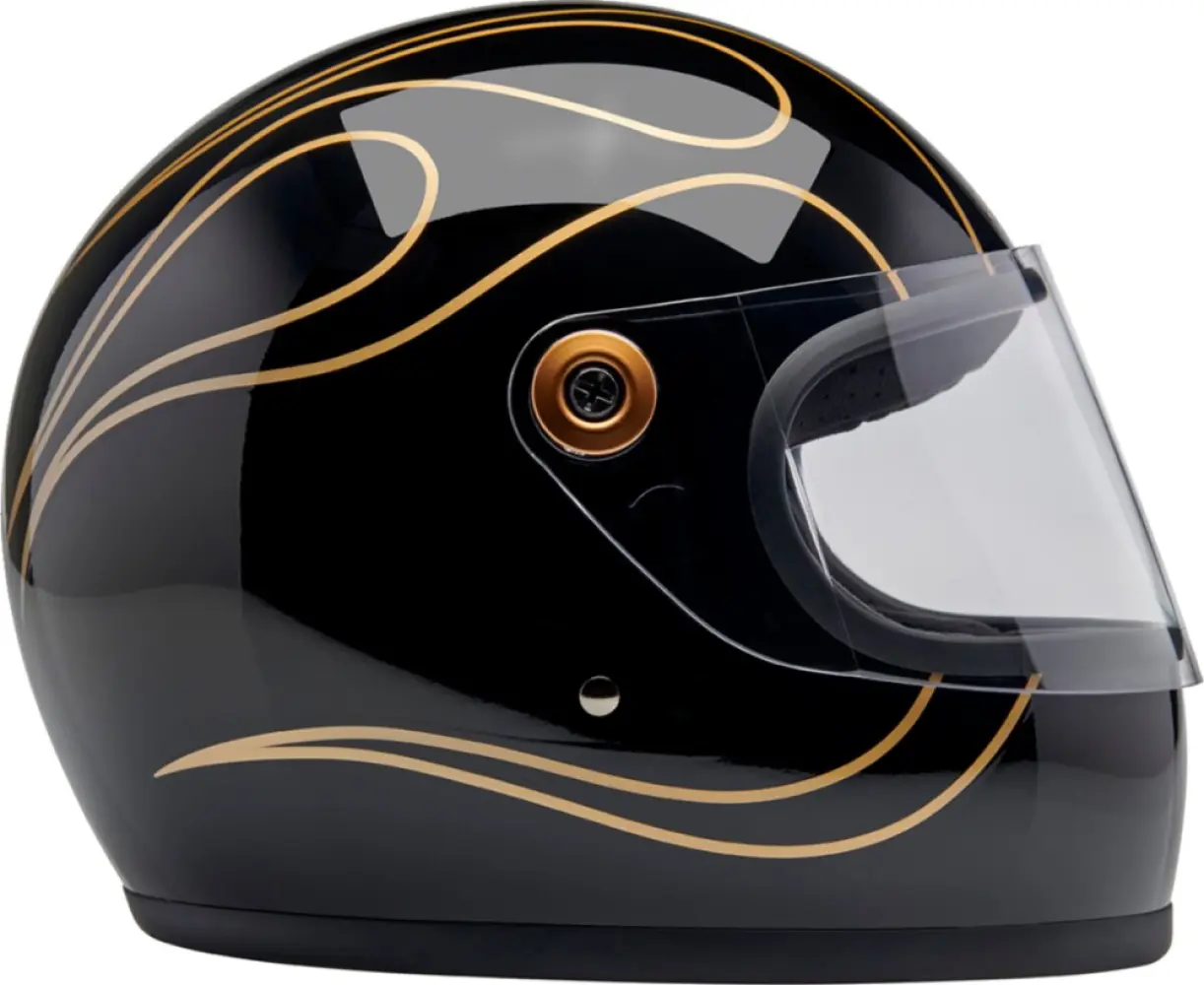 BILTWELL - HELMET GRINGO S GLOSS BLACK FL - 010116616
