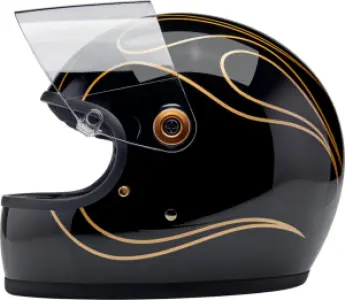 BILTWELL - HELMET GRINGO S GLOSS BLACK FL - 010116616