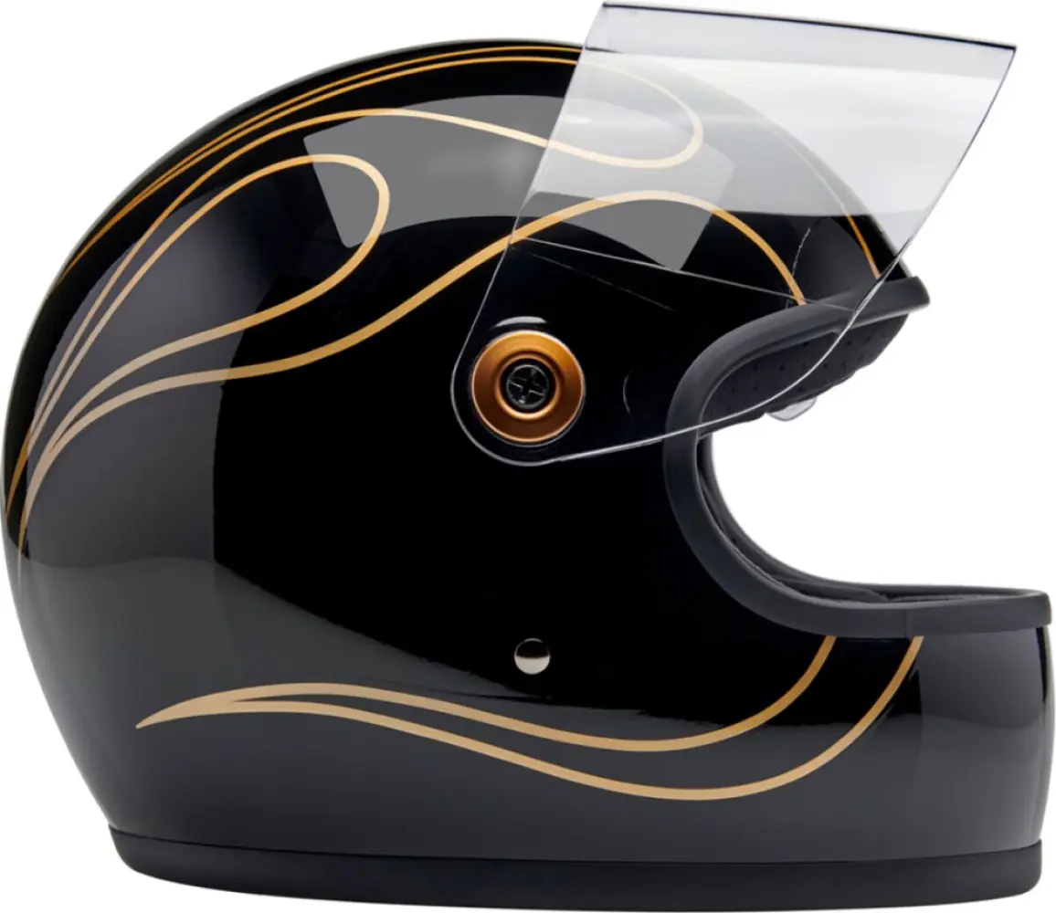 BILTWELL - HELMET GRINGO S GLOSS BLACK FL - 010116619