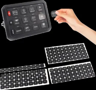 MOOSE OFFROAD HARD-PARTS - UNIVERSAL GANG SWITCH 12 PANEL - 06160435