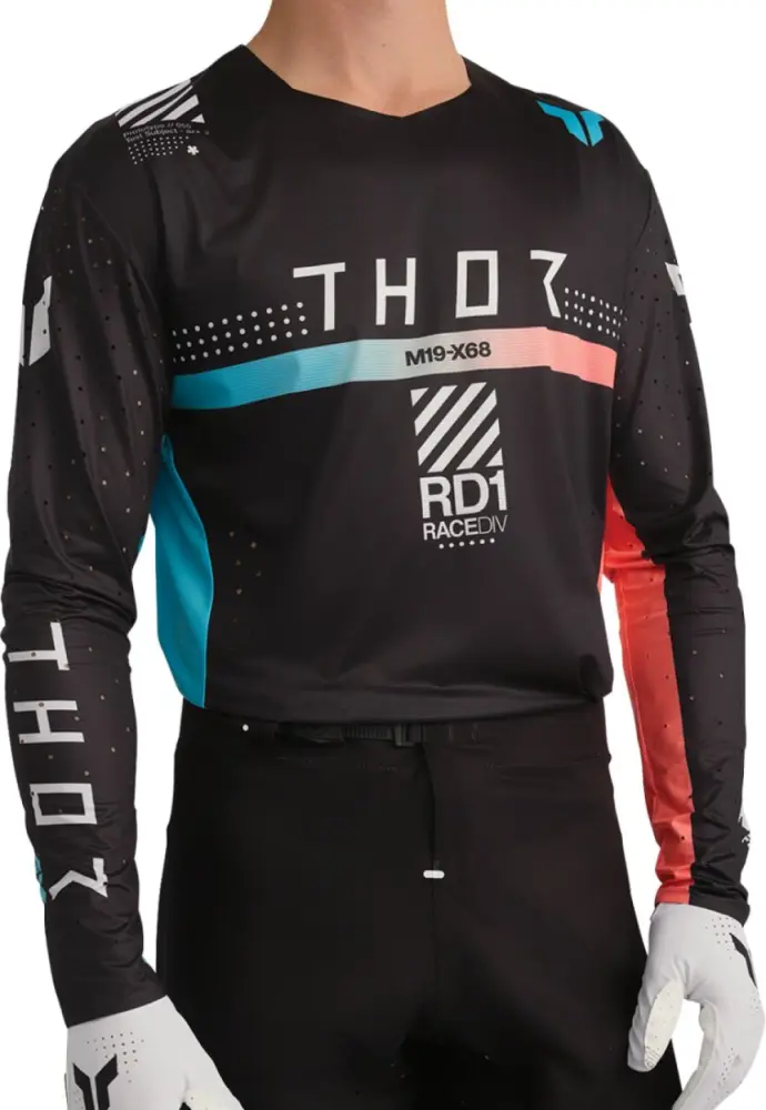 THOR - JERSEY SPORTMODE SYNTH BLACK M - 29108371