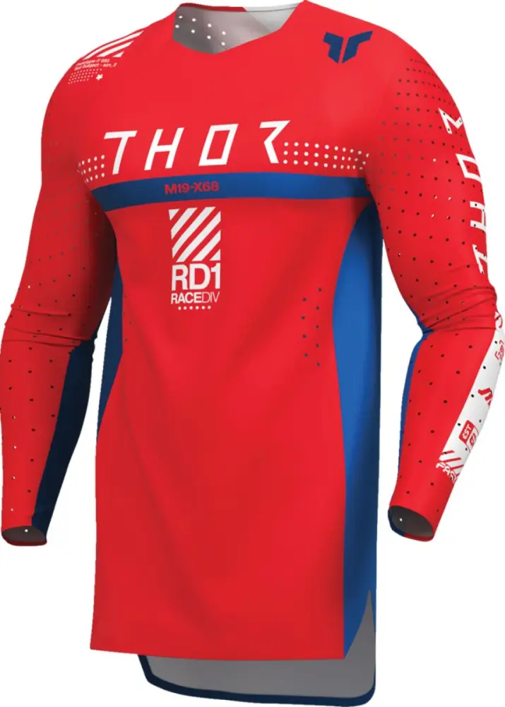 THOR - JERSEY SPORTMODE SYNTH RED L - 29108384