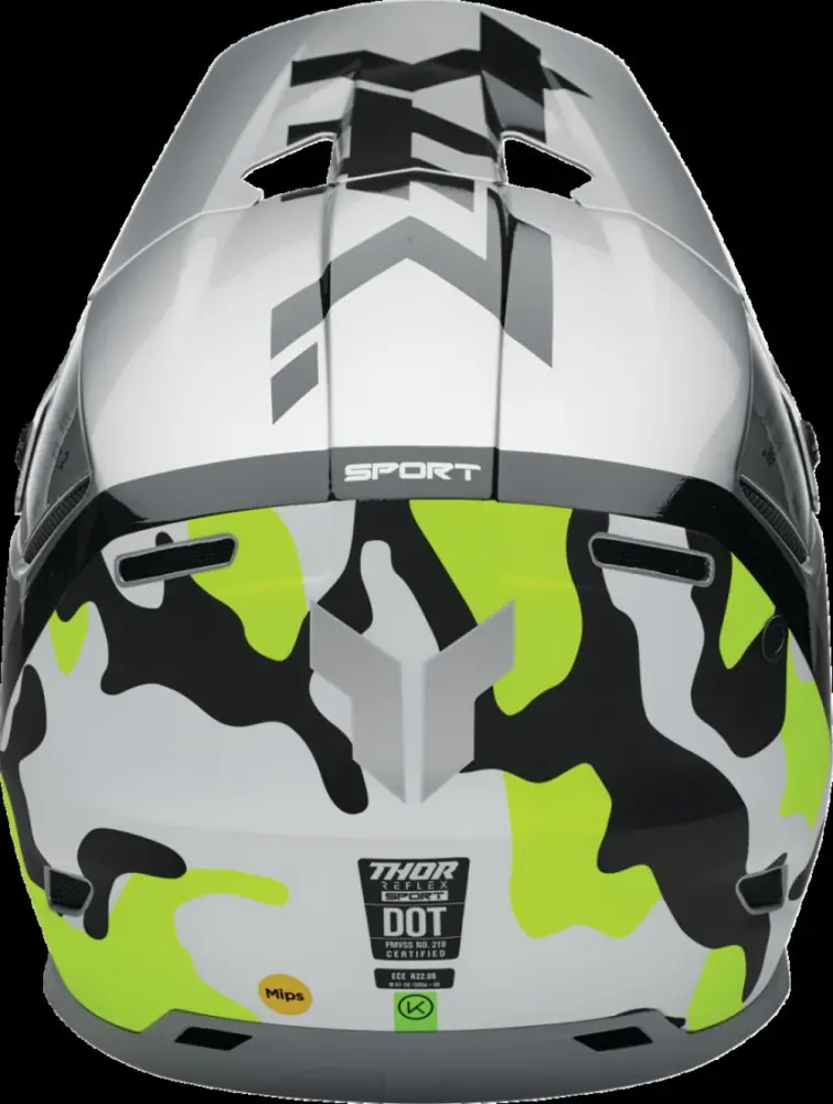 THOR - HELMET REFLEX SPORT RIOT GY/AC - 01108774
