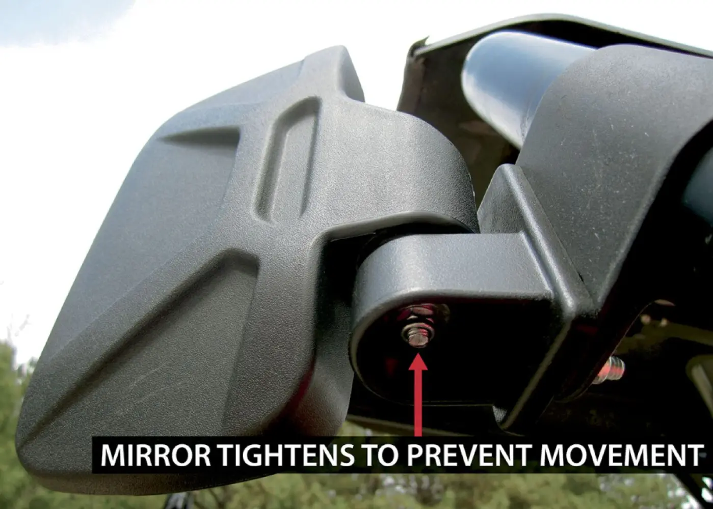 MOOSE OFFROAD FOUR WHEEL - MIRRORS SIDE VIEW 1.75 - 06401085