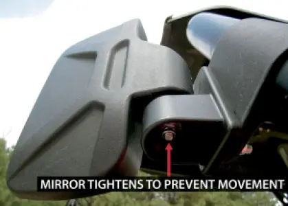 MOOSE OFFROAD FOUR WHEEL - MIRRORS SIDE VIEW 1.75 - 06401085