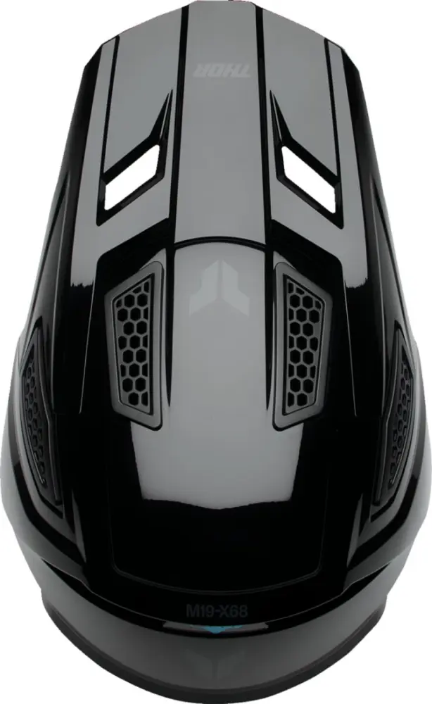 THOR - HELMET FLEET BLACKOUT GLOSS XS - 01109387